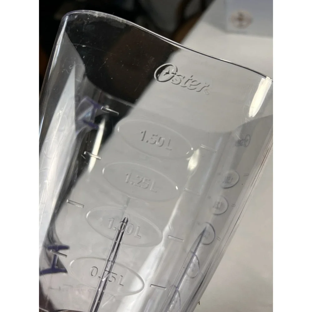 Oster Plastic‎ Blender Jar Carafe Square Clover 6 Cup 1.5L Replacement Pitcher